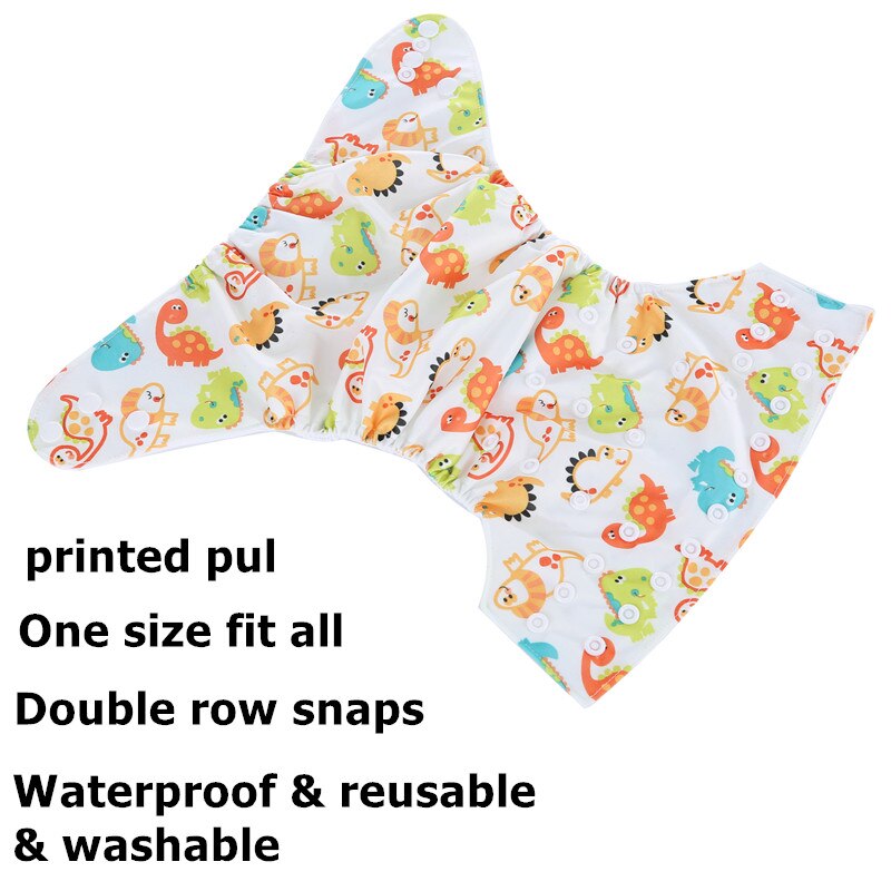 Reusable Children Diapers Adjustable Diaper Cover Baby Cloth